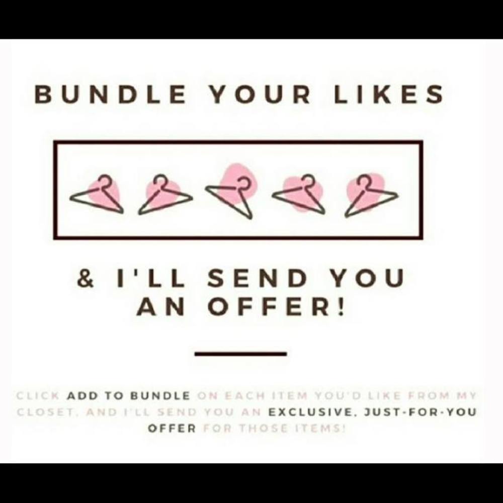 Bundle things and I'll give you a big discount 😊